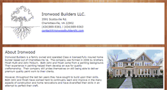 Desktop Screenshot of ironwoodbuildersllc.com