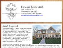 Tablet Screenshot of ironwoodbuildersllc.com